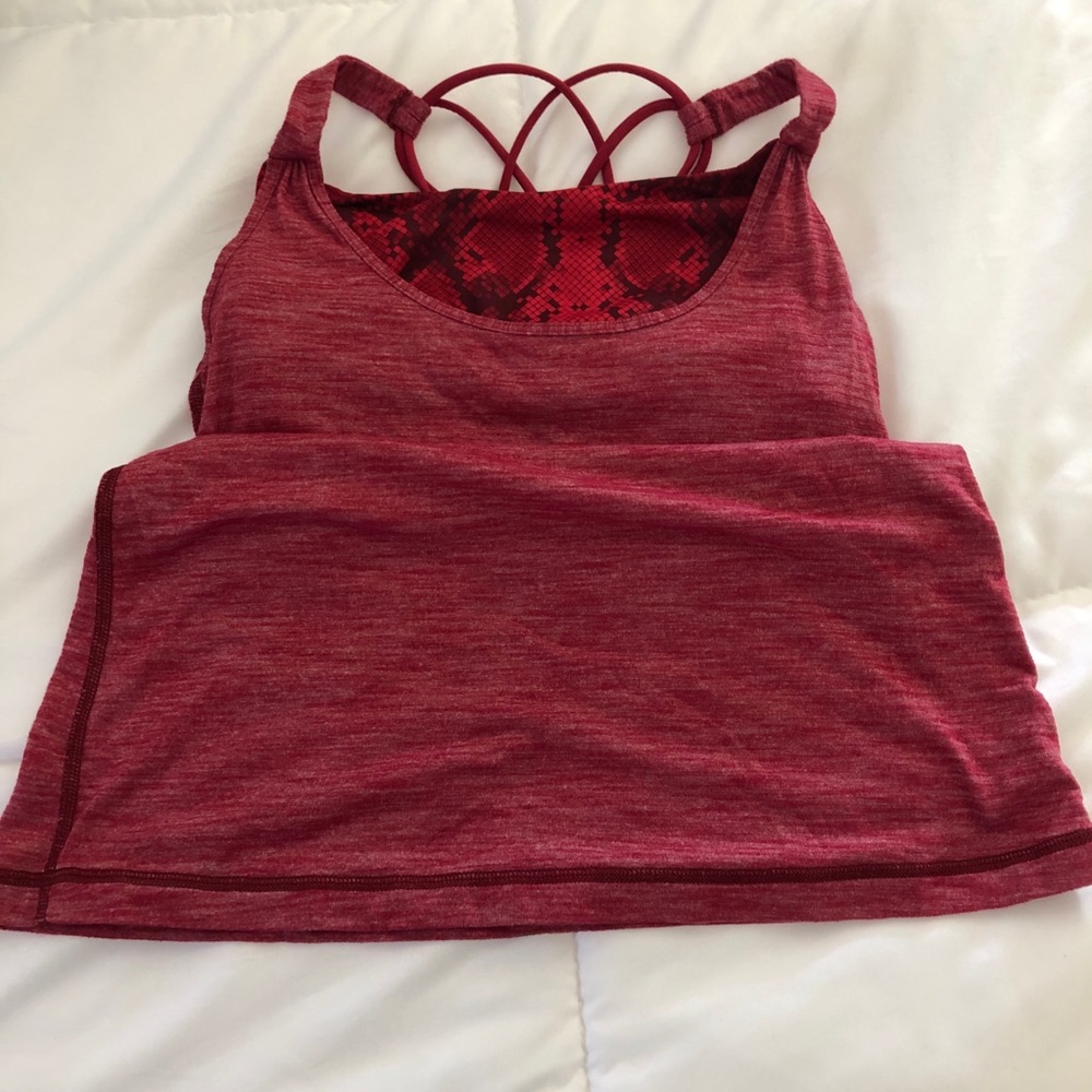 Red Lululemon top